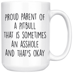 [TL] DKISEE Pitbull Gifts for Women, Pitbull Gifts, Pitbull Mom, Pitbull Mug, Pitbull Mom Mug, Pittie Mom, Pitty Mom, Pittie Mug, Pitbull Lover, 15 Oz Ceramic Novelty Coffee Mug Tea Cup, UGS1131